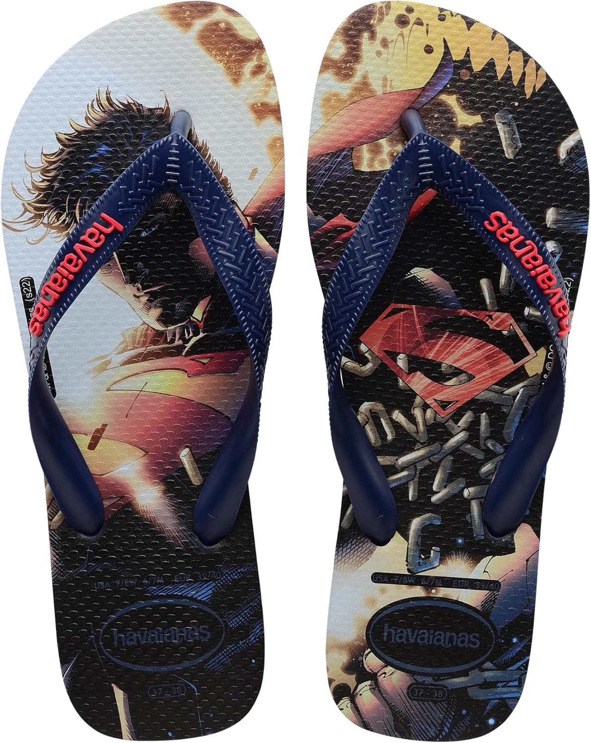 Havaianas - Top Logomanía, Chinelos Confortáveis, Duráveis e Leves, Sola Grande com Logo, Unissex Adultos