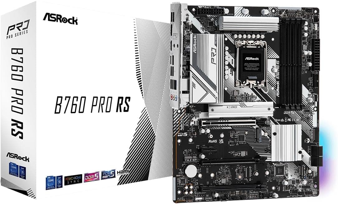 ASRock B760 Pro RS | Motherboard compatível com processadores Intel LGA 1700