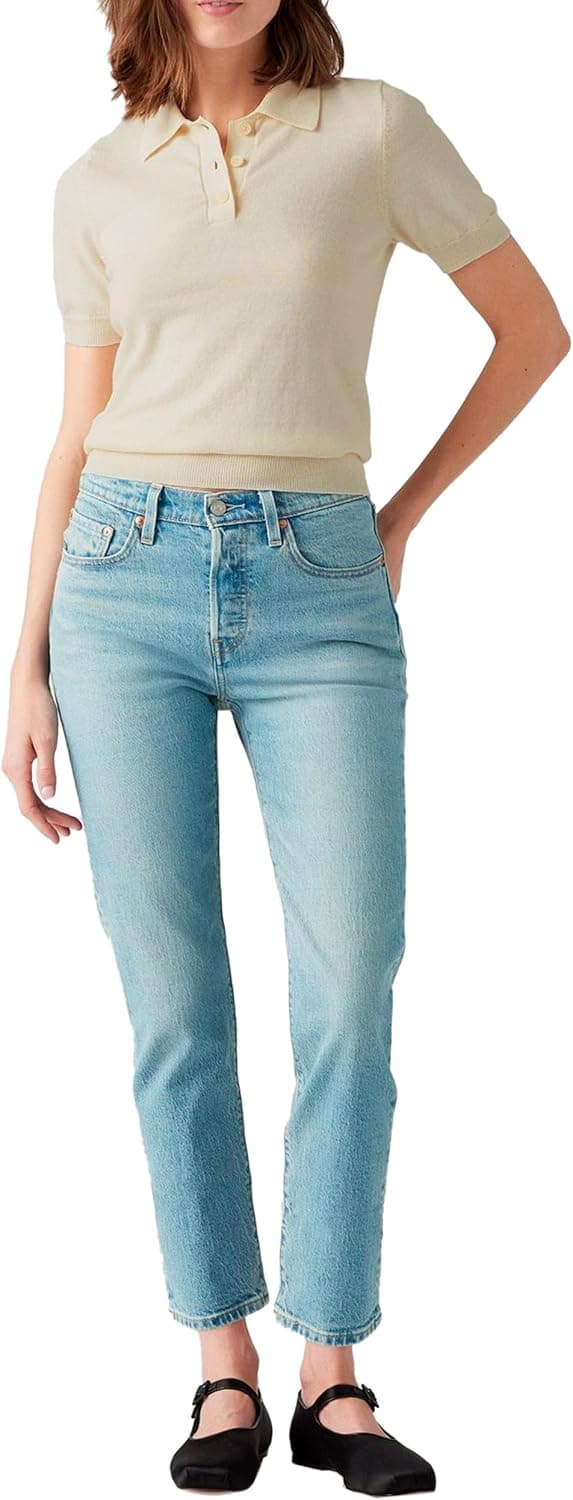 Levi's 501 Crop Calças de ganga para mulher