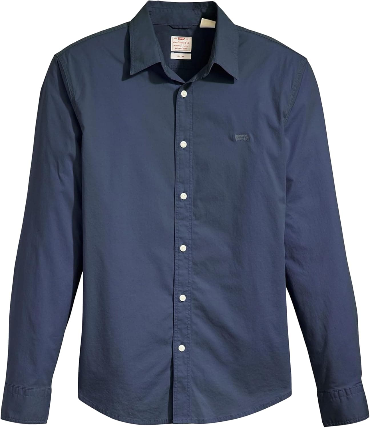 Levi's Long-Sleeve Battery Housemark Slim camisa para homem