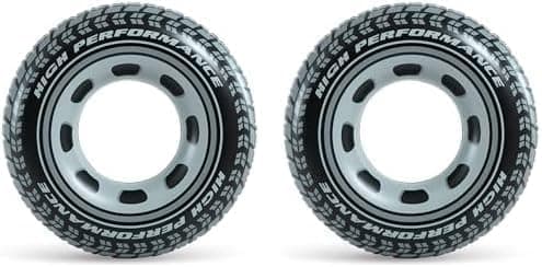 Intex - Roda insuflável Intex de 91 cm de diâmetro e 23 cm de altura