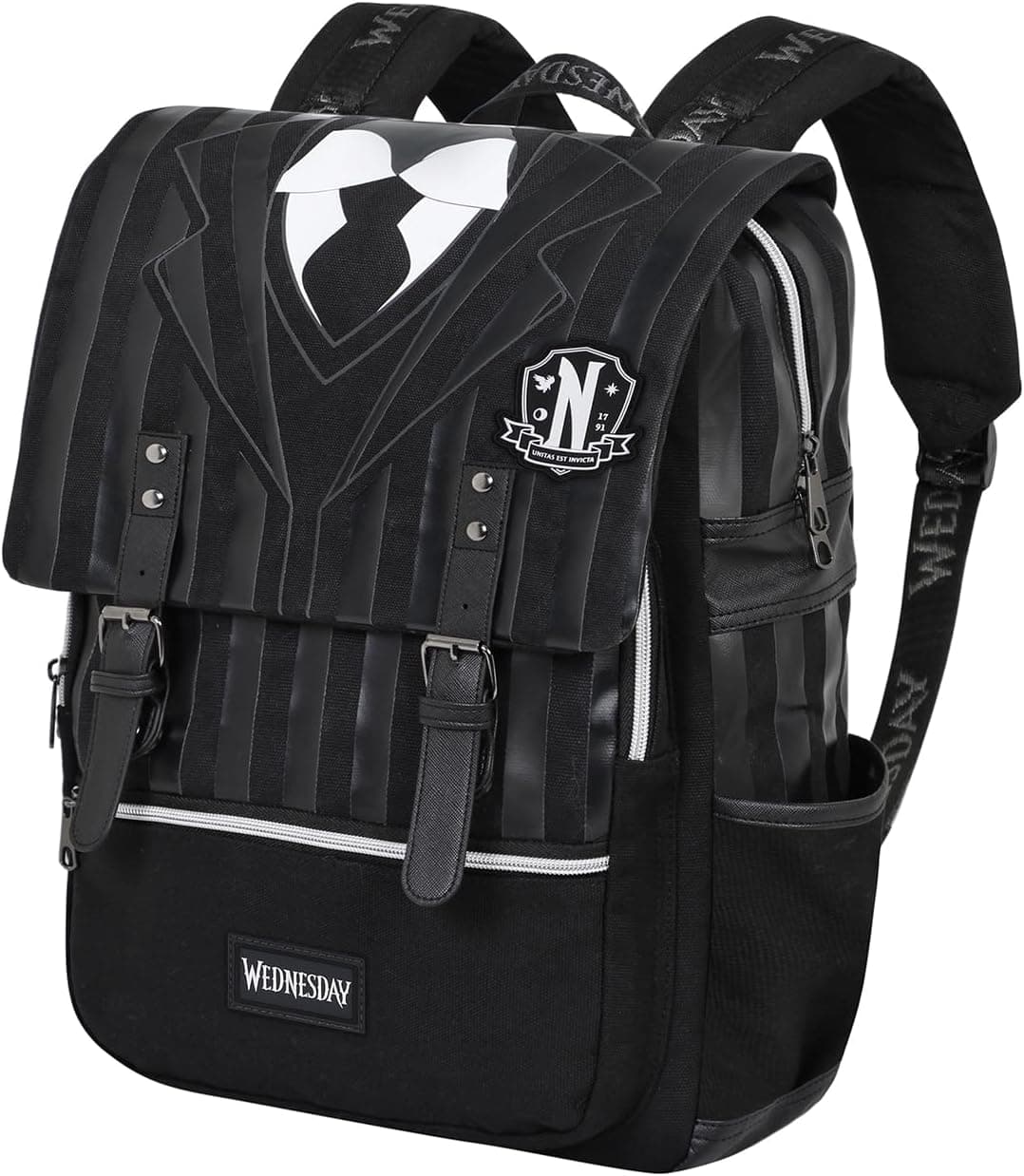 KARACTERMANIA Wednesday Oxford | Mochila casual unissexo preta
