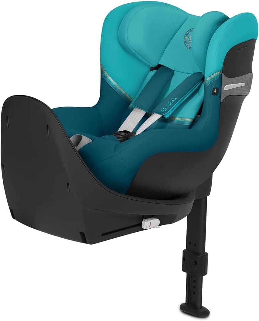 Cybex Gold Sillita para carro Sirona S2 i-Size, de 3 meses a 4 anos, máximo. 18 kg, compatível com sensor Safe, turquesa (River Blue)