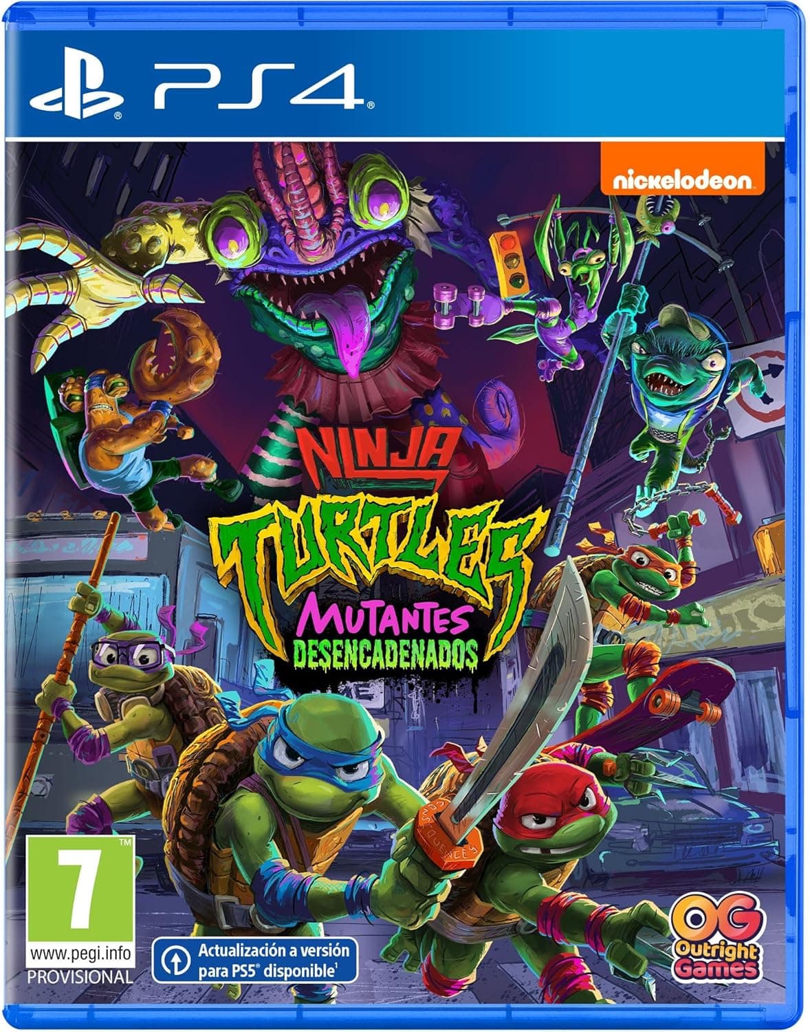 Teenage Mutant Ninja Turtles: Mutantes desencadenados - PS4