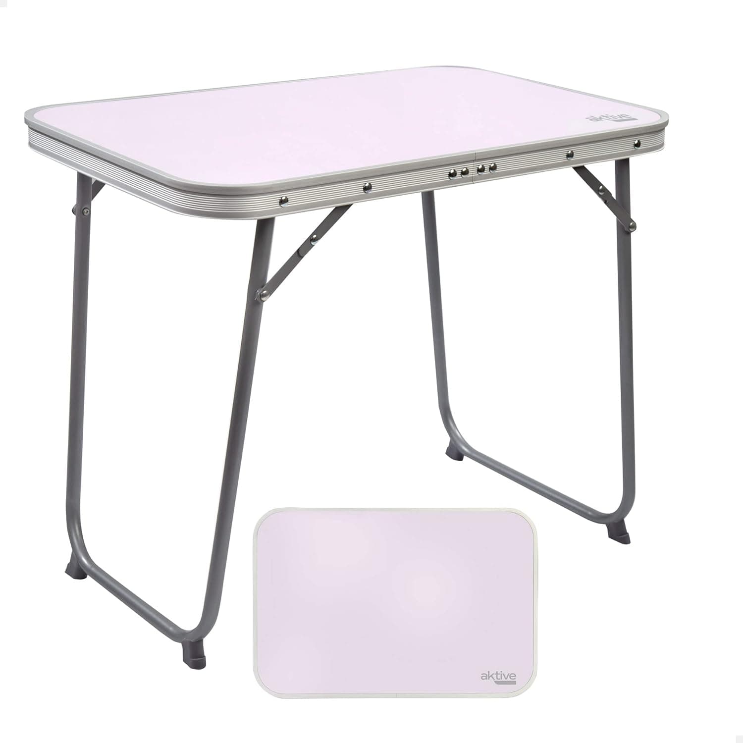 AKTIVE - Mesa de alumínio para campismo