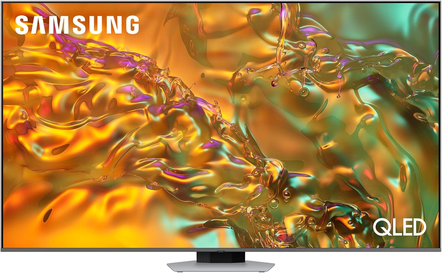 SAMSUNG TV QLED 4K 2024 75Q80D Smart TV de 75" com imagem e som melhorados, controlo de cores com Full Array, melhor Smart TV e escuta todos os altifalantes com Q-Symphony