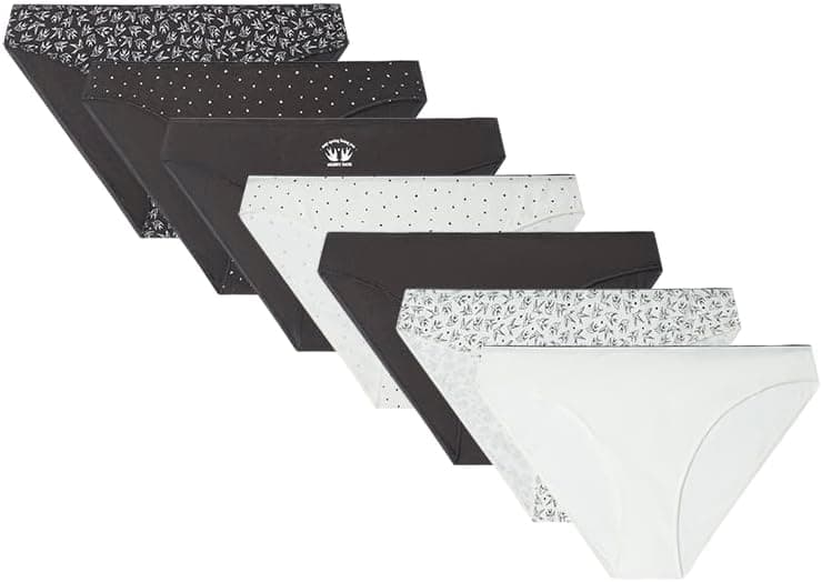 Women'secret Brief | Cuecas femininas multicoloridas, pack de 7
