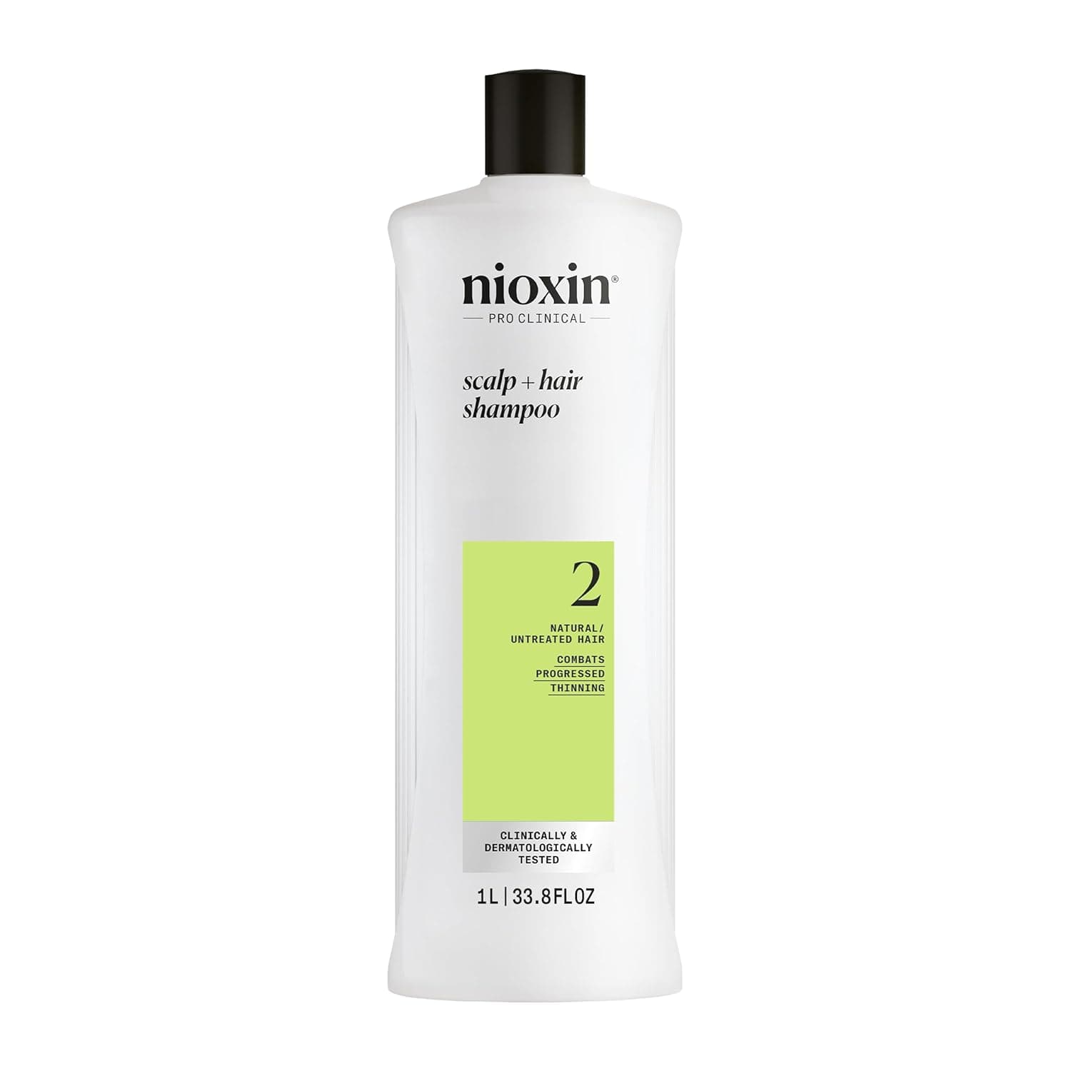 Nioxin System 2 - Shampoo/Condicionador/Tratamento - para Cabelo e Couro Cabeludo - Cabelo Natural com Desbaste Avançado