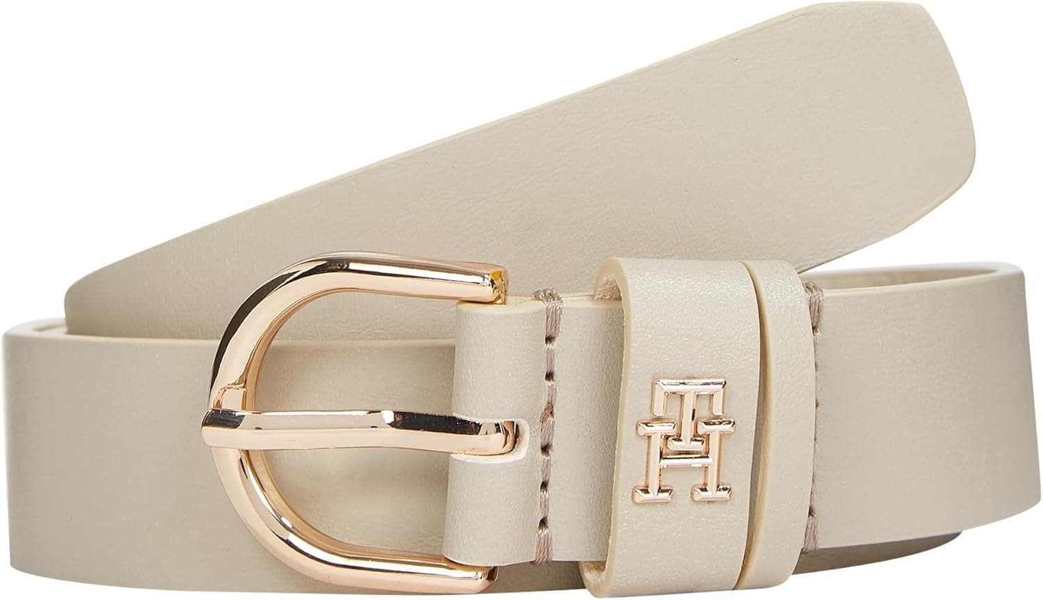 Tommy Hilfiger Essential Effortless 2.5 | Cinto ajustável em pele com fivela metálica para mulher
