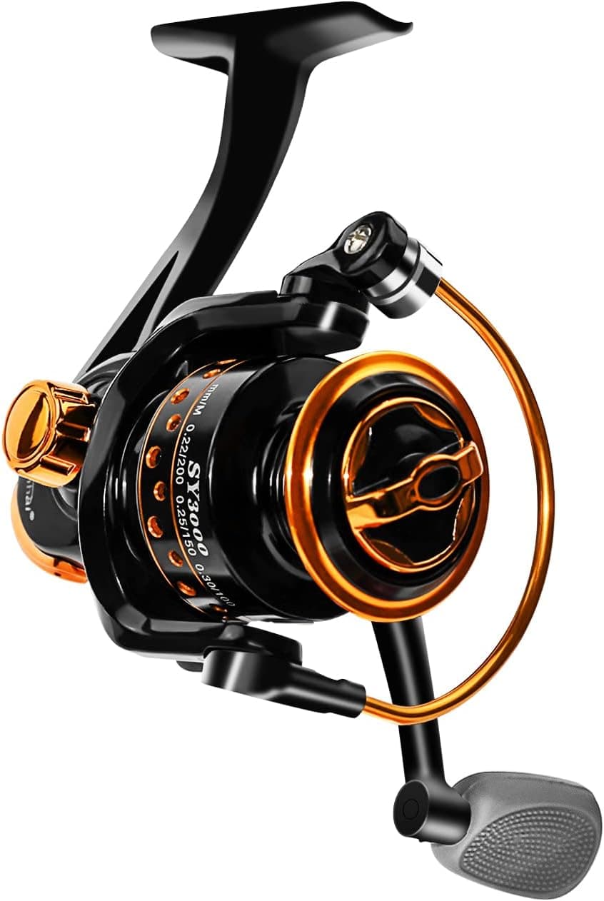 Carretes giratorios Summer and Centron, 12 + 1 BB Peso Ligero y Ultra Suave para carretes de Pesca de Hielo/Verano 3000/1000 de QINGLER