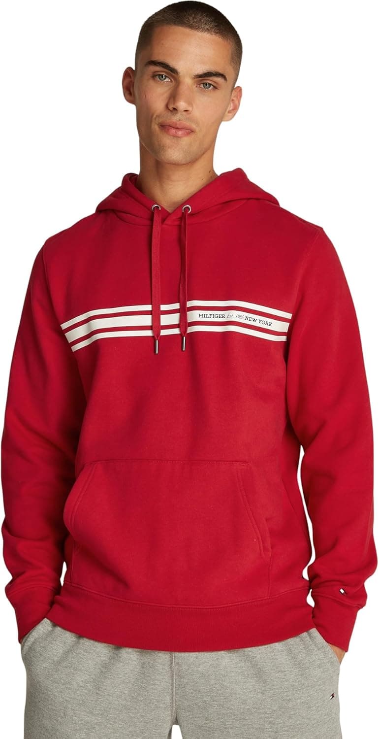 Tommy Hilfiger Hoodie Central Chest Stripe com capuz