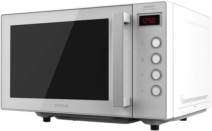 Cecotec GrandHeat 2000 Flatbed | Micro-ondas 20 L com 700 W e revestimento cerâmico fácil de limpar