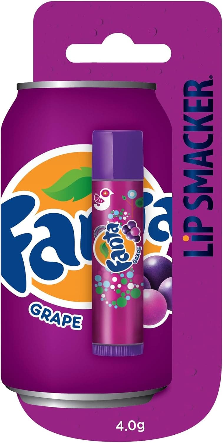 Lip Smacker Coleção Coca-Cola, BSJFS Sabor de uva fantasma inspirado em coca-cola, hidratante e refrescante
