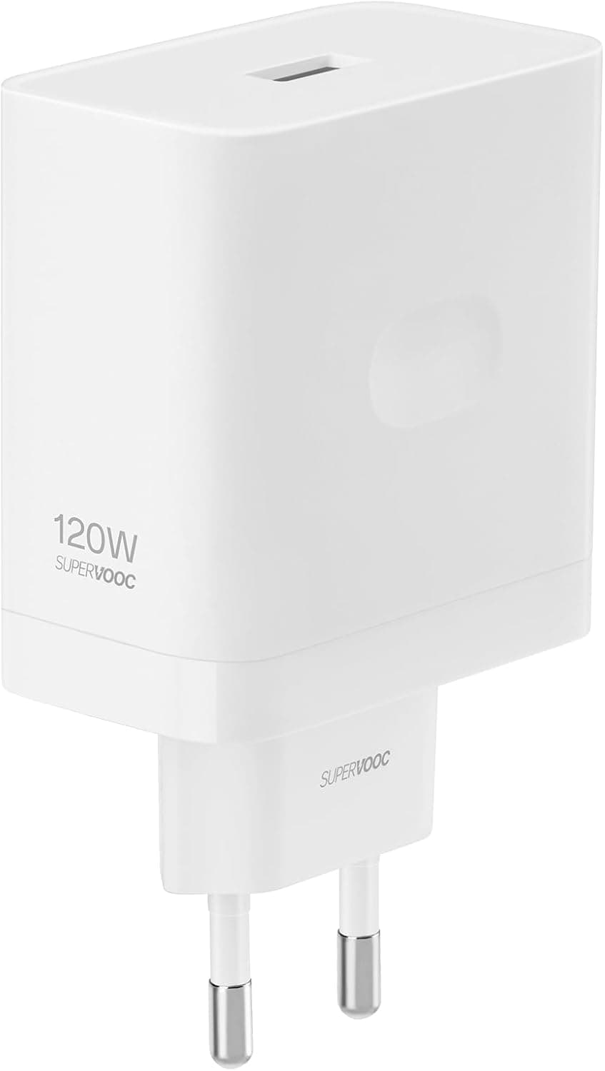 Carregador adaptador de alimentação realme SUPERVOOC de 120 W para realme GT 7 Pro, 6T, 6, 14 e 12 Pro Plus, 12 5G, 12 x 5G, C75, C67, Note 60, porta USB tipo C, sem cabo, cor branca