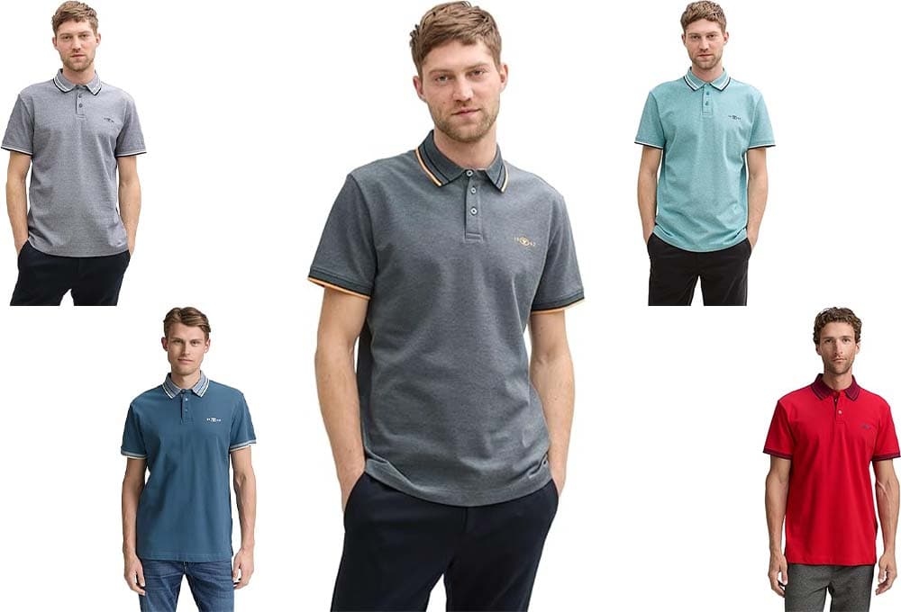 TOM TAILOR 37705 | Polo em piqué para homem