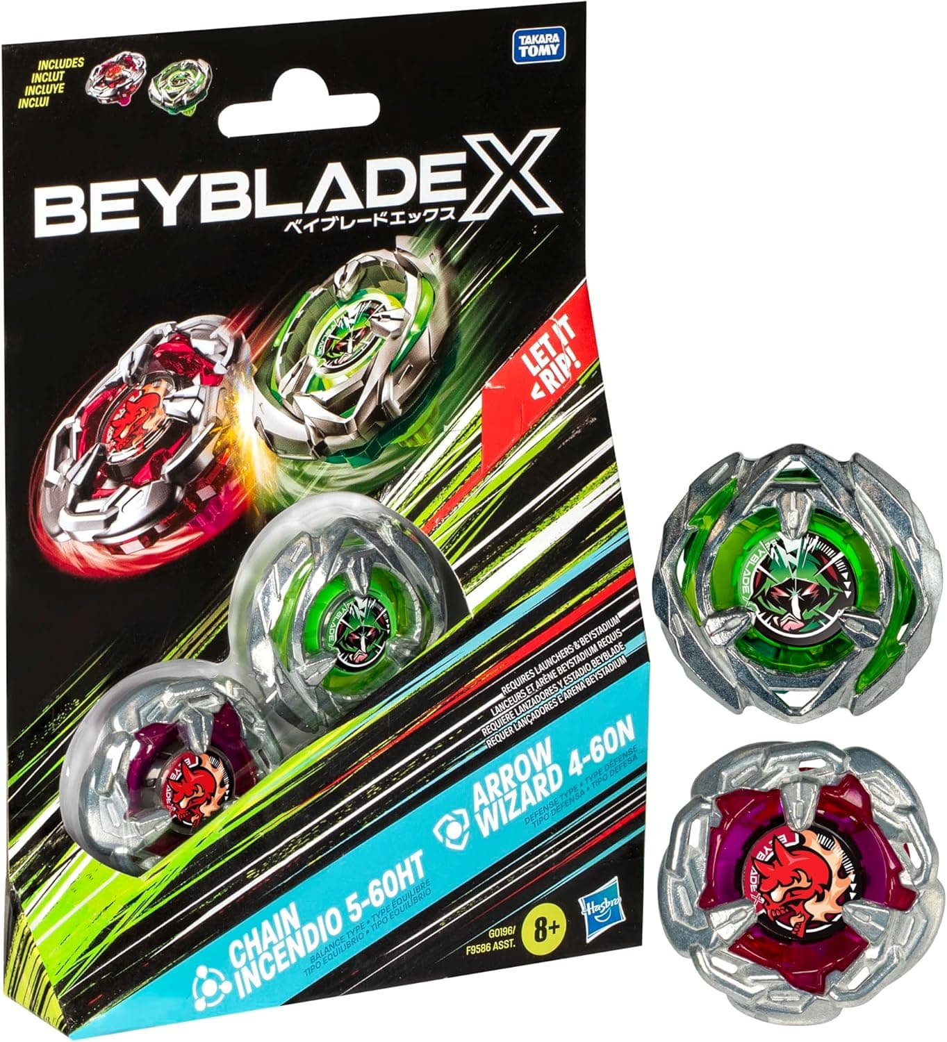Bey Blade BBX Chain Incêndio Arrow Wizard