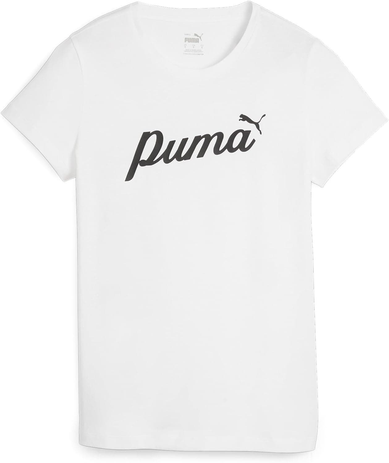 PUMA ESS + Script tee t-shirt unissexo para adulto
