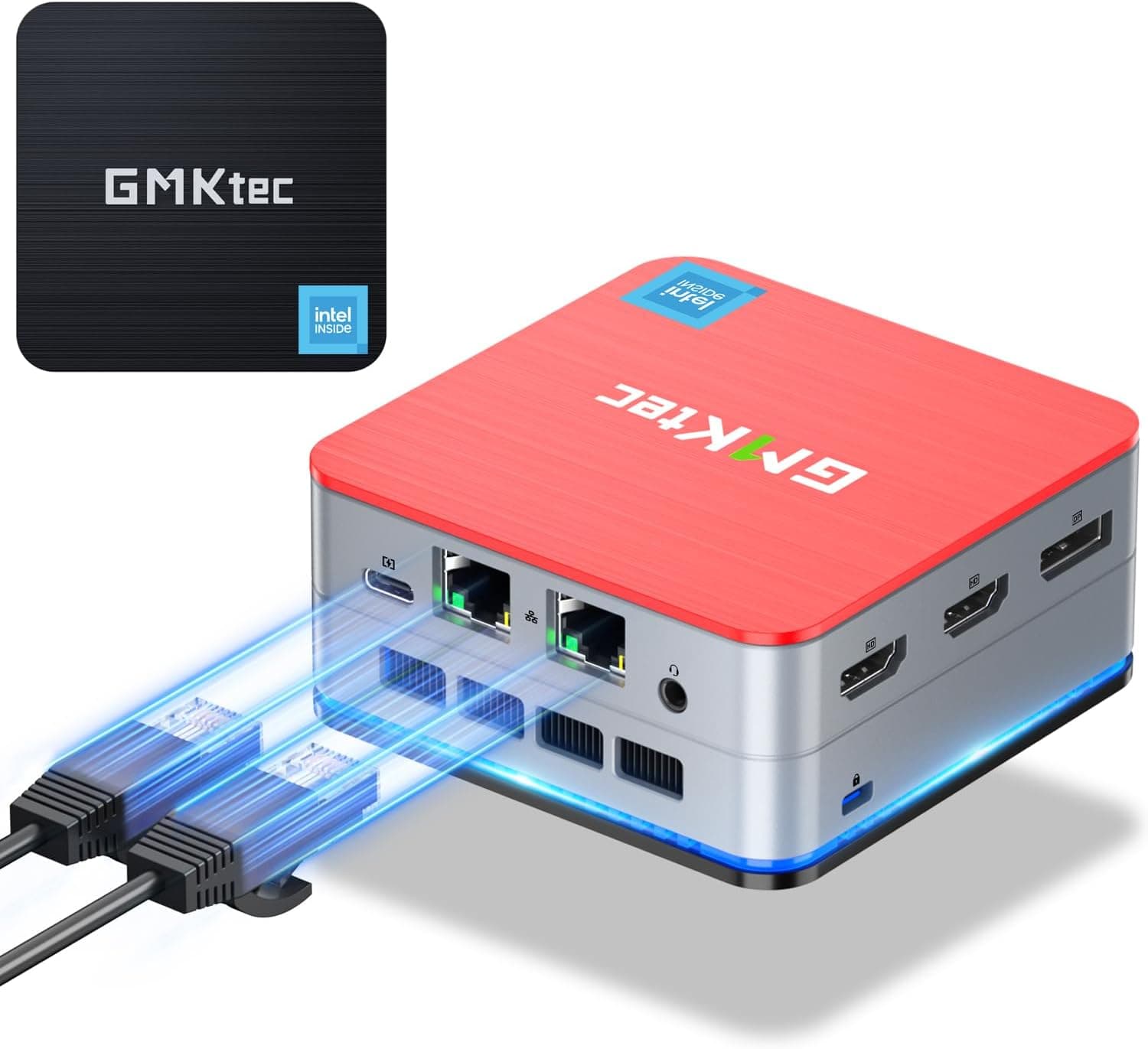 GMKtec G2 Plus Mini PC, Intel Twin Lake N150 (Upgraed N100, Beat N100/N95 até 3,6 GHz, mini computador de mesa 12 GB LPDDR5 RAM 256 GB SSD USB3.2  3/WiFi 6/BT5.2/2 x HDMI/1 DP/1 RJ45/TF Card Slot