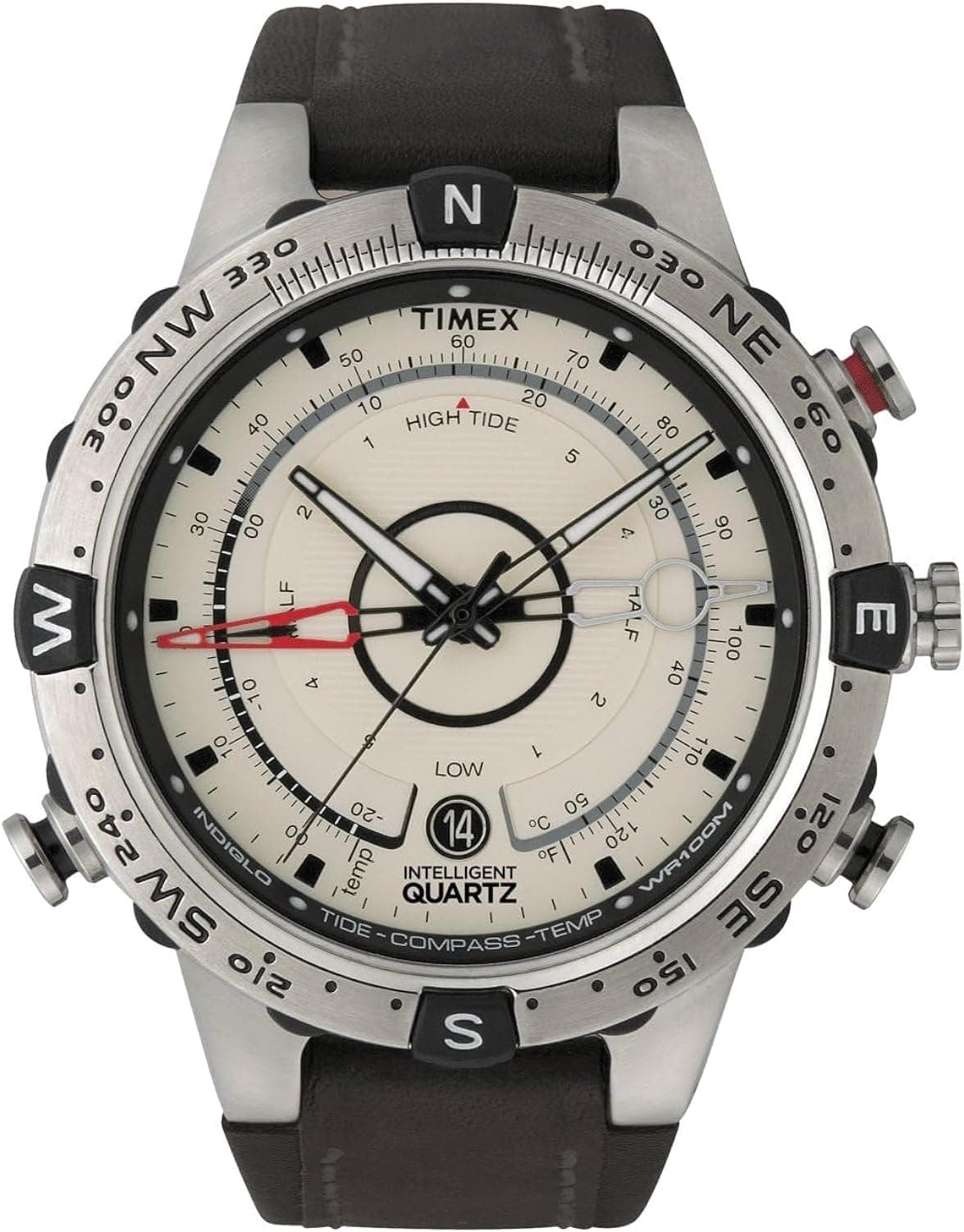 Timex Intelligent Quartz - Relógio análogico para homem de quartzo com correia de silicone