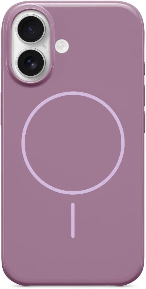 Beats Capa para iPhone 16, MagSafe, capa resistente a riscos, fina, interior de microfibra, noite malva