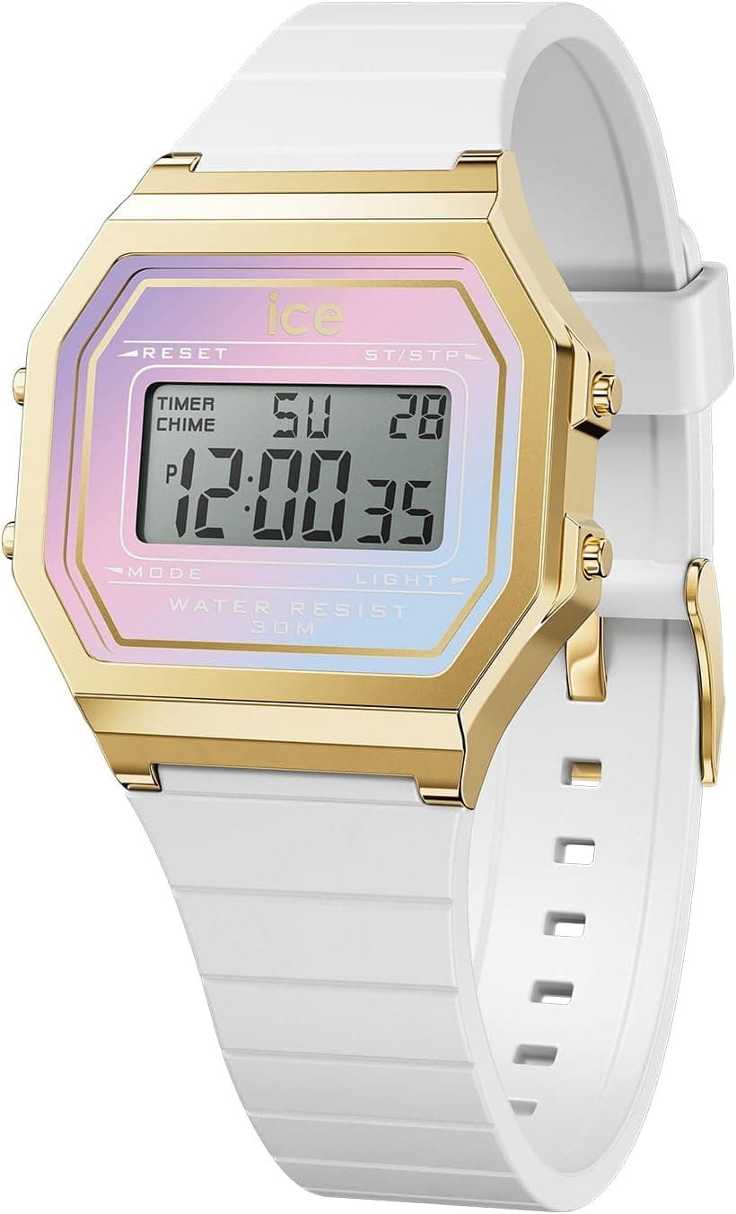 Ice-Watch - ICE digit retro Sunset - Relógio para mulher com correia de polyamide (S)