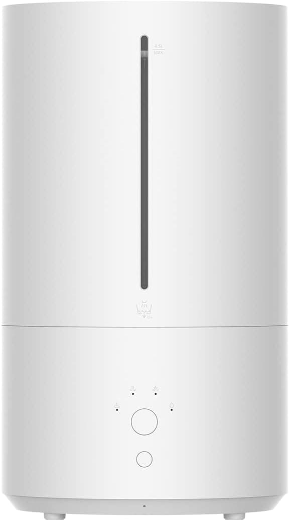 Xiaomi Smart Humidifier 2 - capacidade do depósito de 4,5 l, libera até 350 ml de vapor por hora, modo automático, controlo de humidade com um só toque, branco
