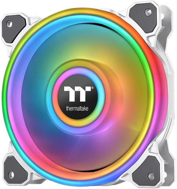 Thermaltake Riing Quad 14 RGB Radiator Fan TT Premium Edition Single Fan Pack - White
