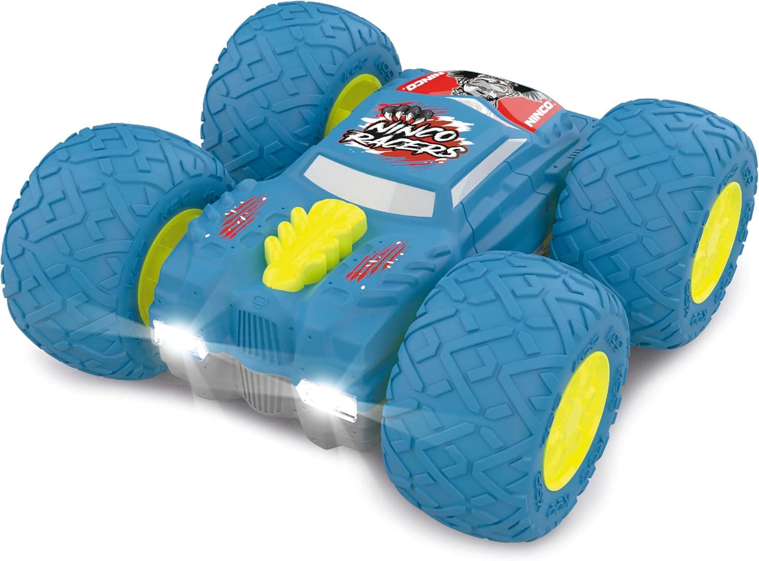 Ninco - Super Stunt Carro telescópico reversível, crobacias e rotações 360 | carro RC todo o terreno com luzes LED para crianças de 6 anos, carro RC programável | bateria (NH93198)