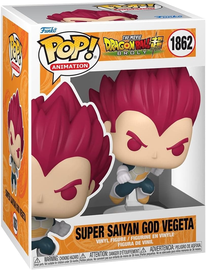Funko POP! Animation Dragon Ball Super Broly SSG Vegeta | Figura de vinil colecionável para fãs e crianças