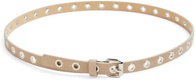 PIECES Pcnalika Slim Eyelet Jeans Belt cinto sintético para mulher