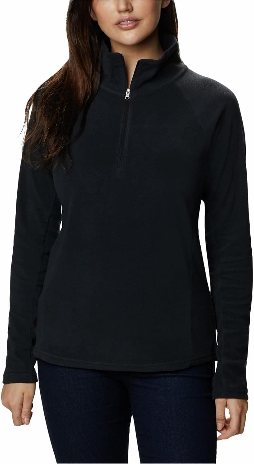 Columbia Glacial 4 1/2 Zip Moletom de Lã para Mulheres (Pacote de 1)