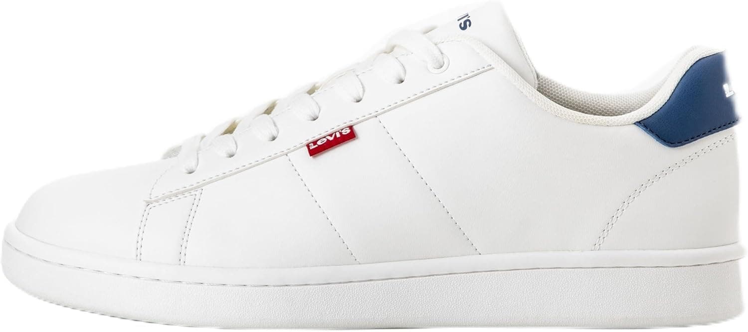 Levi's Sino, sapatilhas unissexo para adultos, branco regular, 39 UE, Regular White