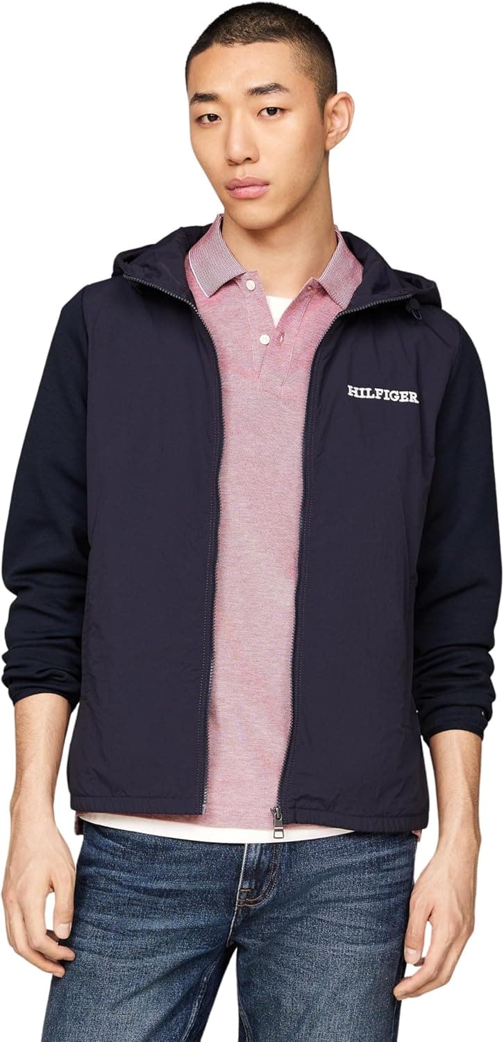Tommy Hilfiger Casaco com fecho de correr para homem