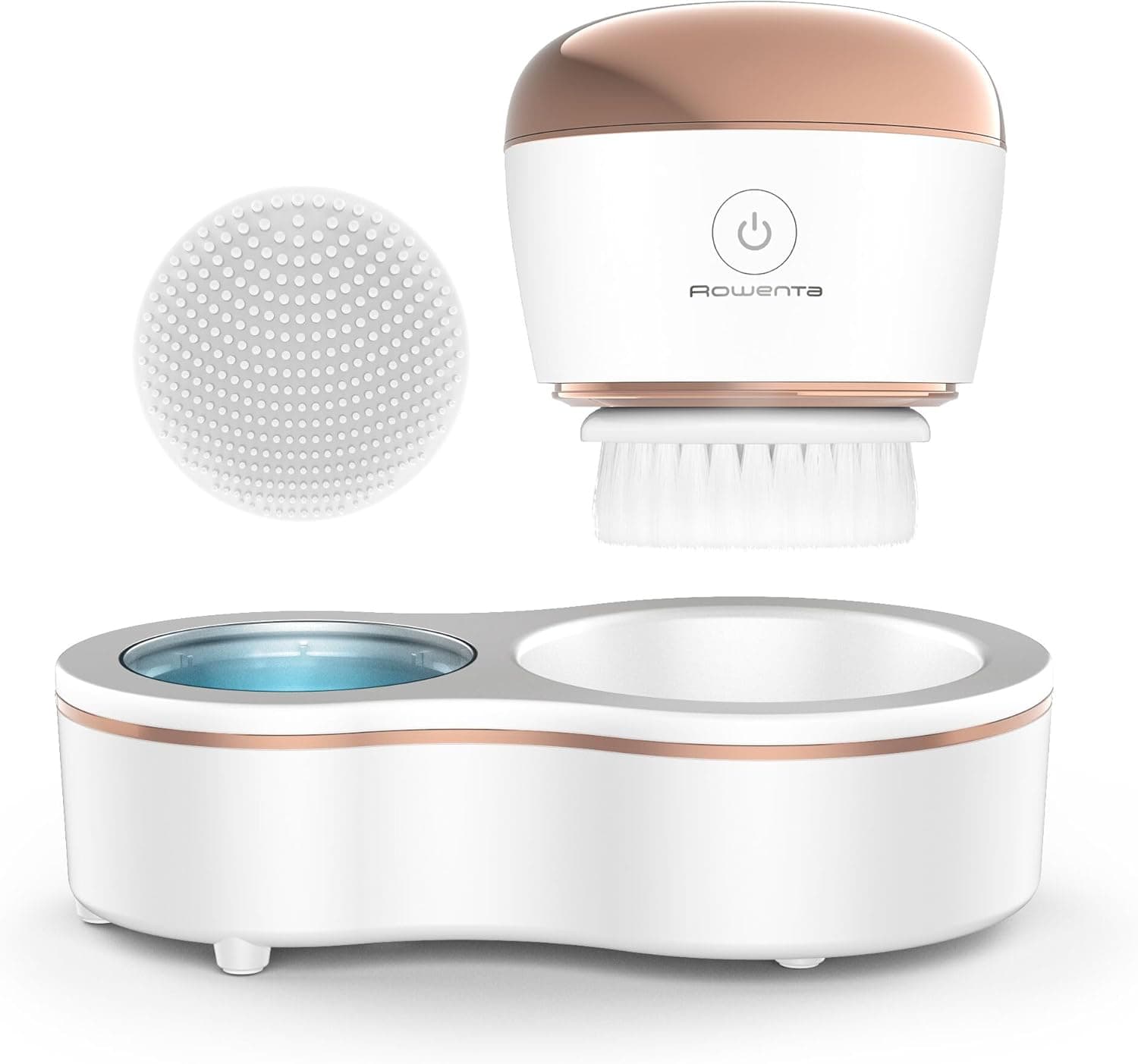 Rowenta Escova facial anti-idade LV4020 limpador facial sónico anti-idade, uso diário, escova facial desmaquilhante, pele jovem e radiante, pele macia, luminosa e uniforme, limpa poros, esfolia