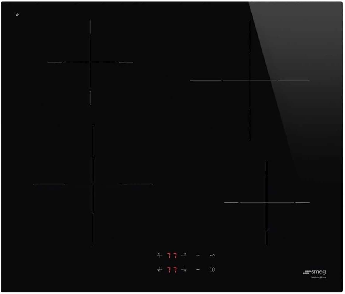 SMEG SI2641D, Placa de indução universal, vidro preto