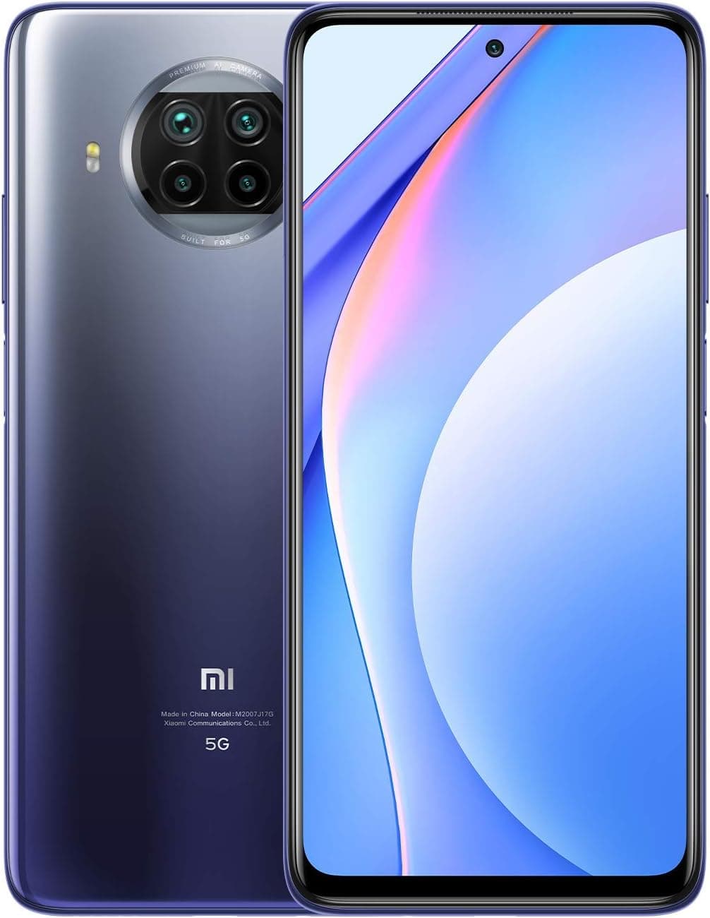 Xiaomi MZB07XGEU Mi 10T Lite 5G Smartphone, 6.67" FHD+ DotDisplay, Snapdragon 750G, 64MP AI Quad Camera, 4820mAh, Atlantic Blue, 6GB + 128GB