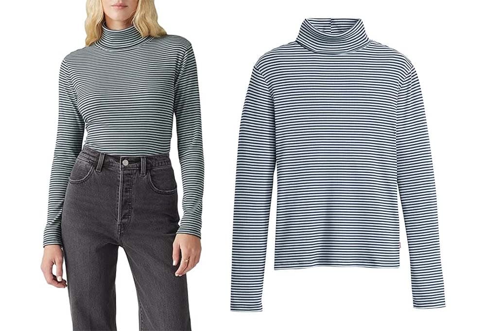 Levi's Dreamy Turtleneck Burgundy Camisola para mulher