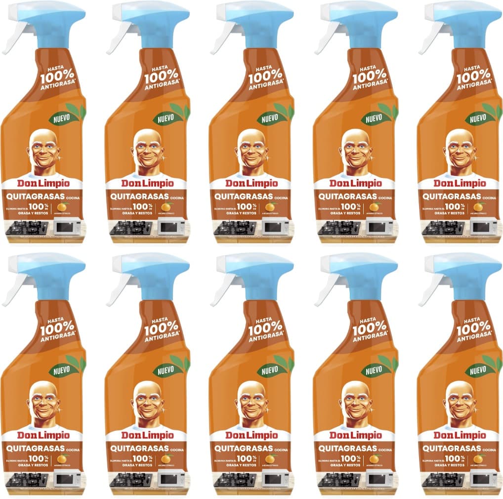 Don Limpio Limpador de cozinha multiusos em spray 10 x 450 ml