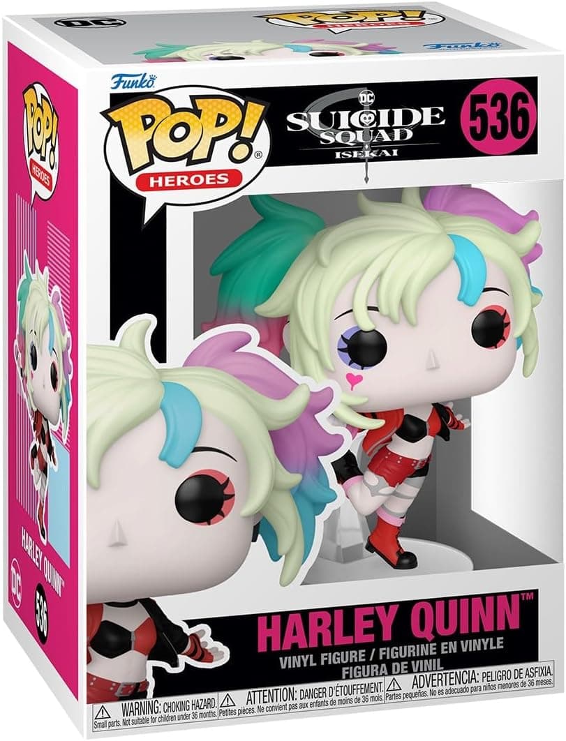 FUNKO Pop! Animation: DC SSI - Harley Quinn - Suicide Squad Isekai - Figura de vinil colecionável 