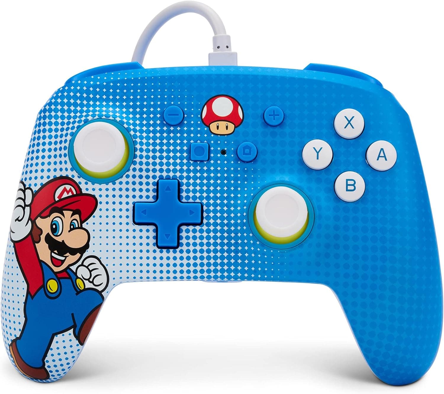 Comando com fio PowerA Enhanced para Nintendo Switch - Mario Pop Art