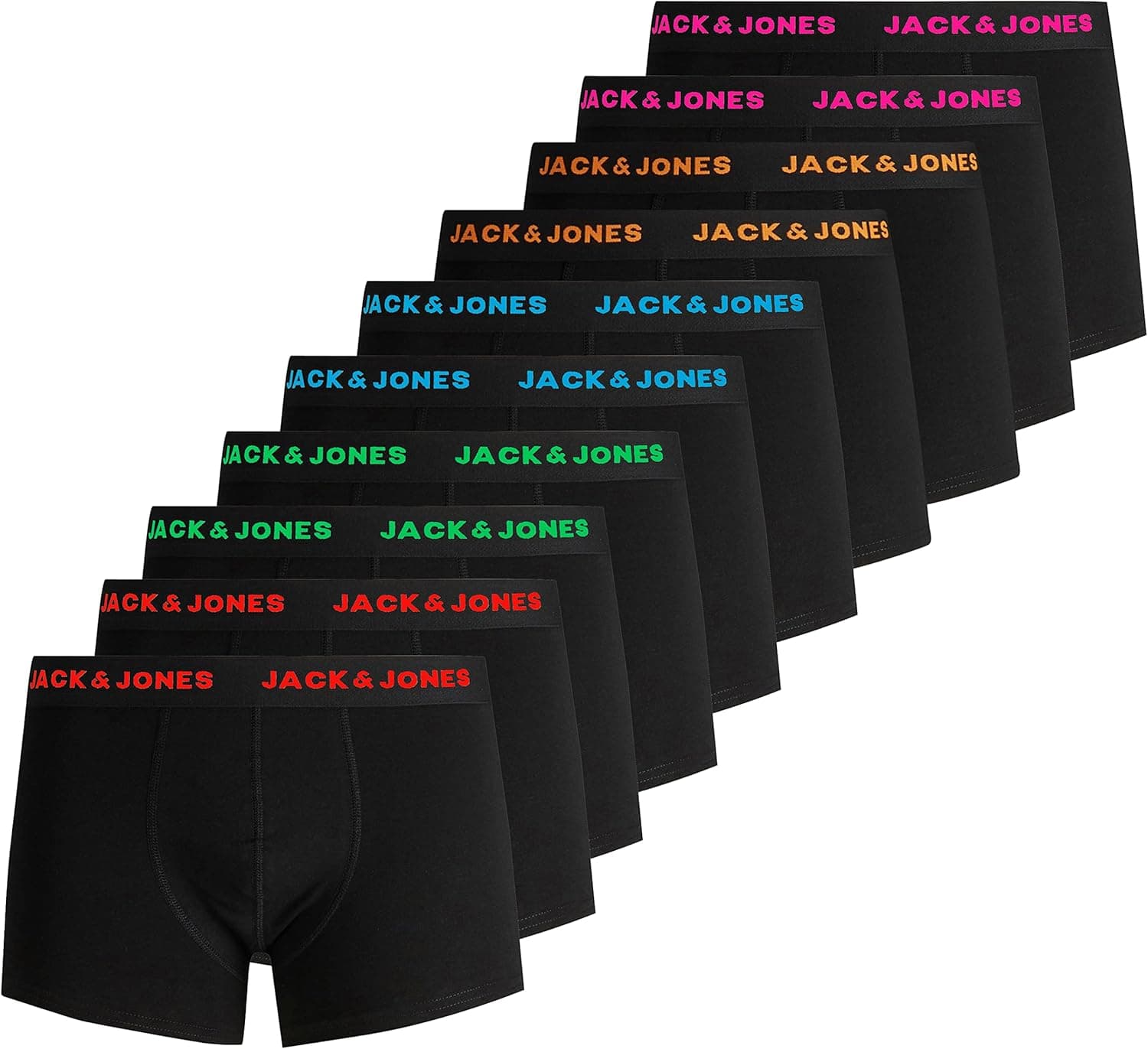 Jack & Jones Boxers para homem, pack de 10