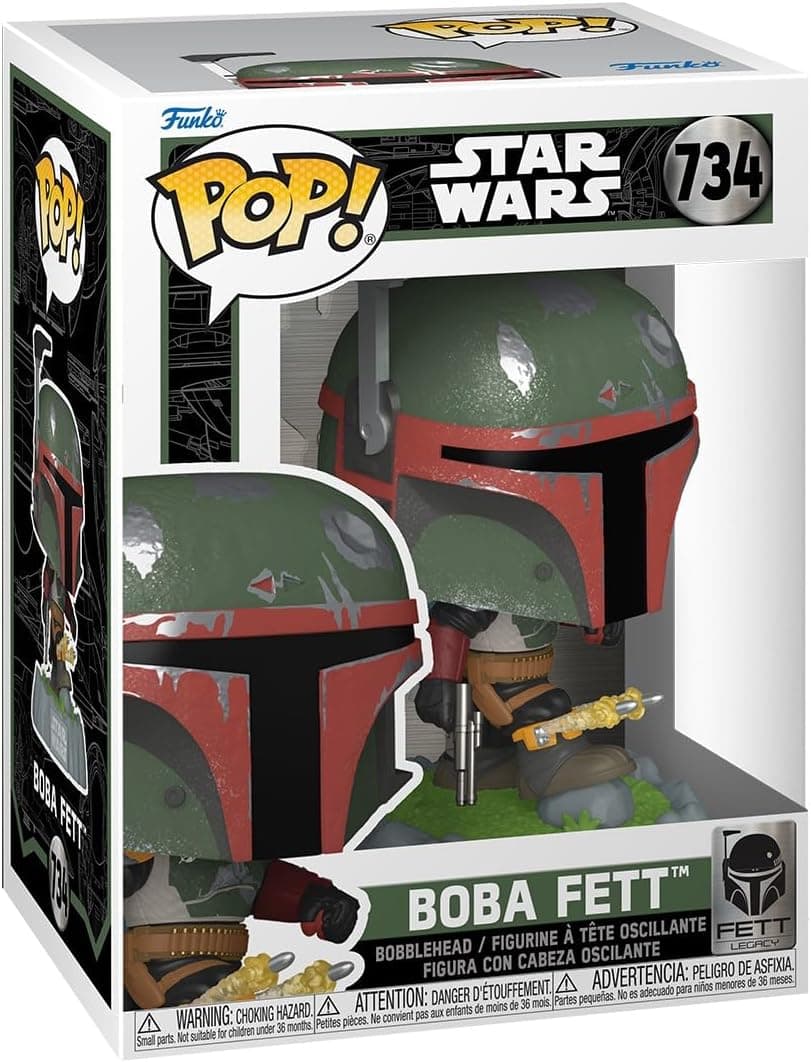 Funko Pop! Star Wars: FL - Boba Fett with Rockets - Figura de vinil colecionável