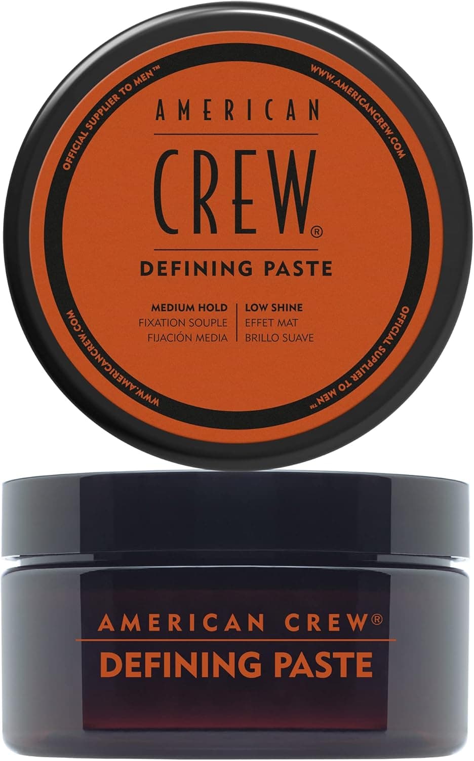 American Crew Defining Cera de cabelo para homem, creme de definição, fixação média e brilho suave, 85 g