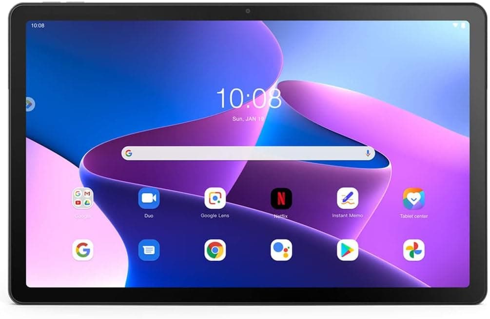 Lenovo Tab M10 Plus (3rd Gen) Tablet de 10,61" 2K (MediaTek Helio G80, 4 GB de RAM, 64 GB expansíveis até 1 TB, 4 altifalantes, WiFi + Bluetooth, Android 12), cinzento escuro