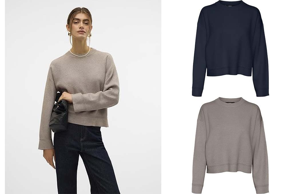 VERO MODA VMGOLD | Camisola de malha para mulher