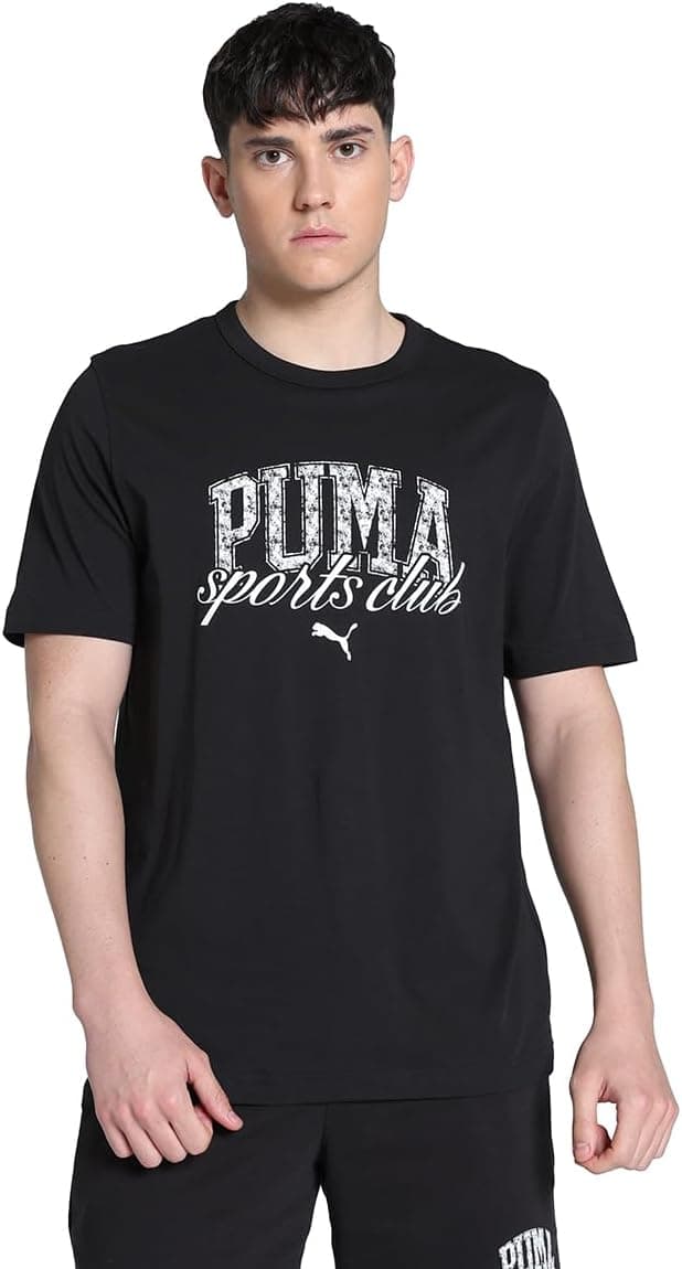 PUMA Class Graphic – T-shirt unissexo para adulto, embalagem com 1 unidade