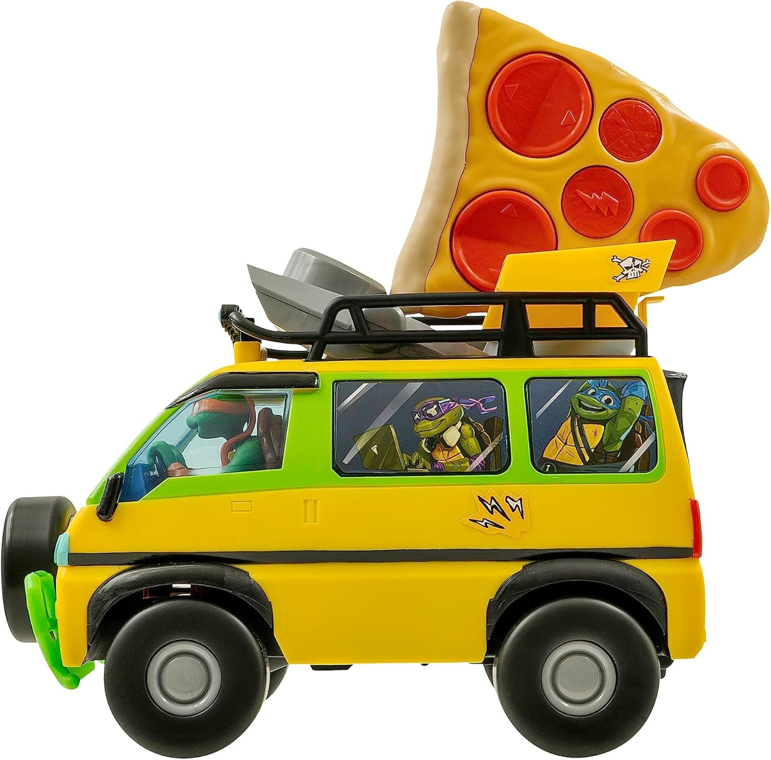 TMNT Tartaruga ninja adolescente mutante | Tartaruga ninja brinquedos pizza Blaster, edição de filme, Vaneta tartarugas ninja tele-rigida com lançamento de pizza, presentes e brinquedos de 5 anos