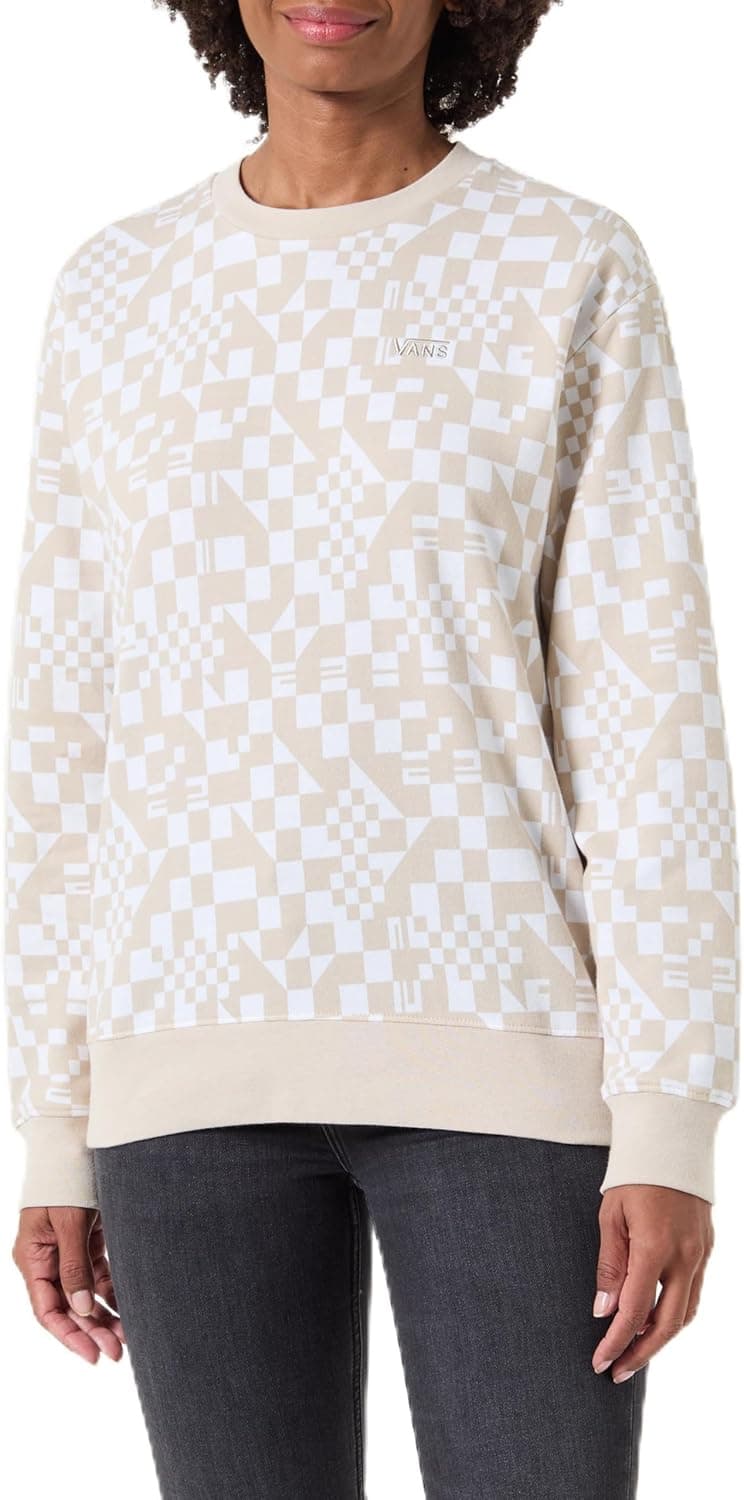 Vans Decco Checker Crew Fleece-b Camisola para mulher