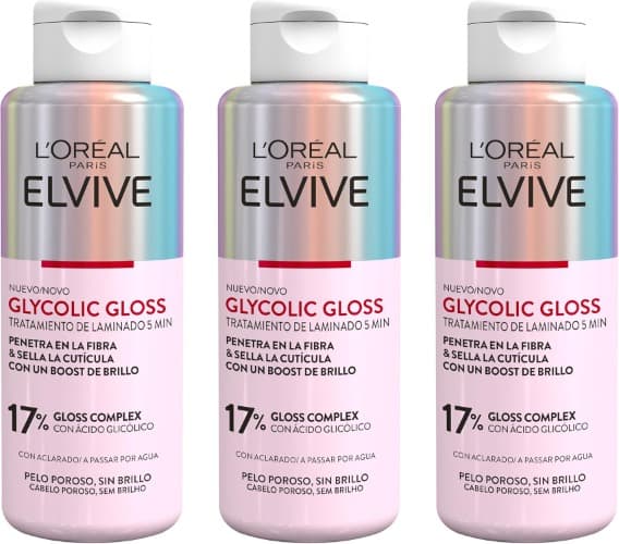 L'Oréal Paris Elvive tratamento empilhar glicolic loss, 200 ml x 3