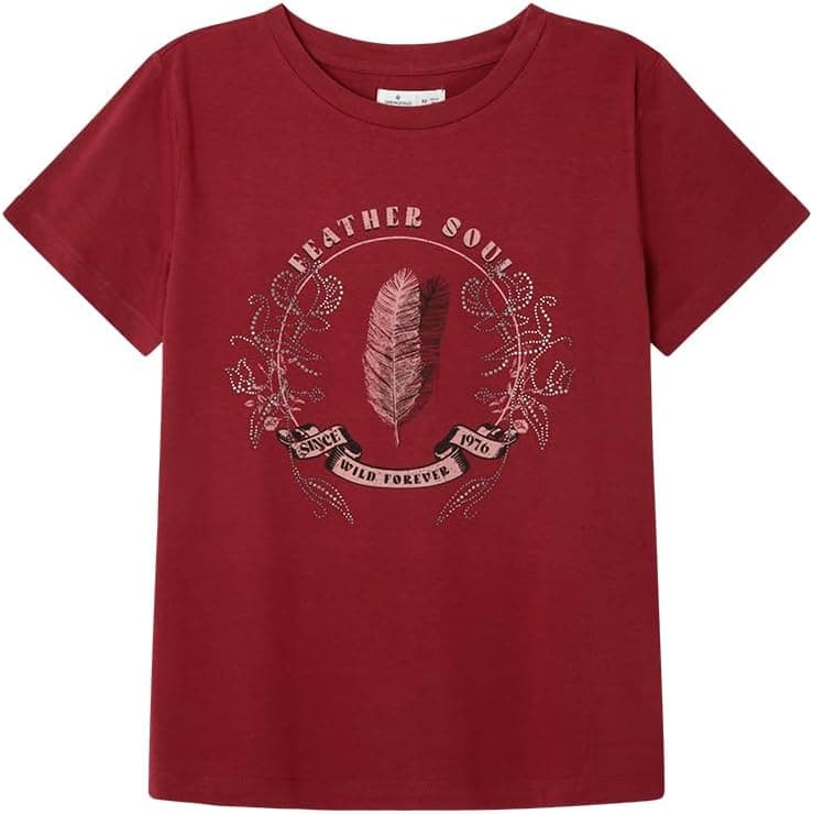 SPRINGFIELD Mystic Ethnic Graphic | T-shirt de manga curta para mulher